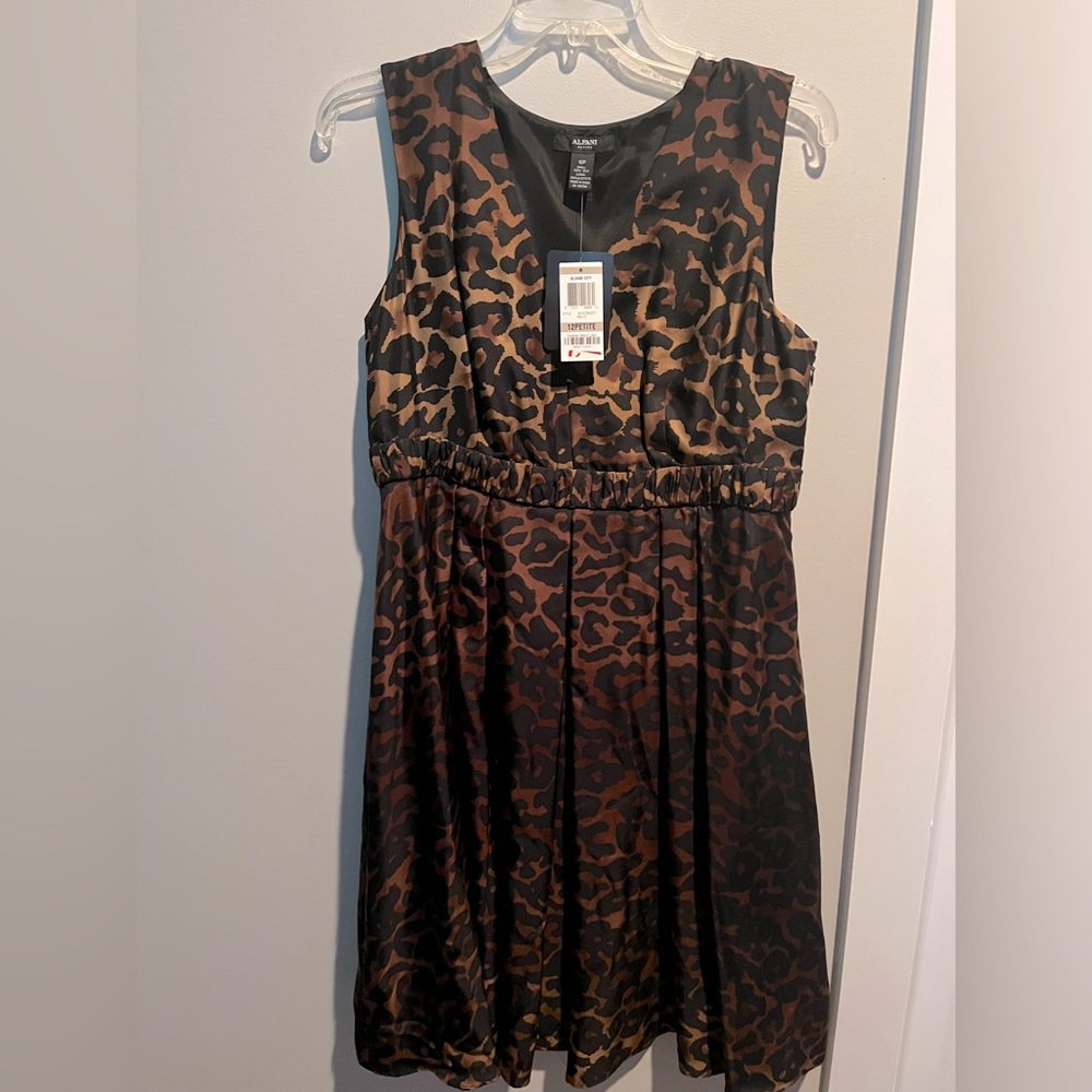 Alfani Leopard Cocktail Dress - 12